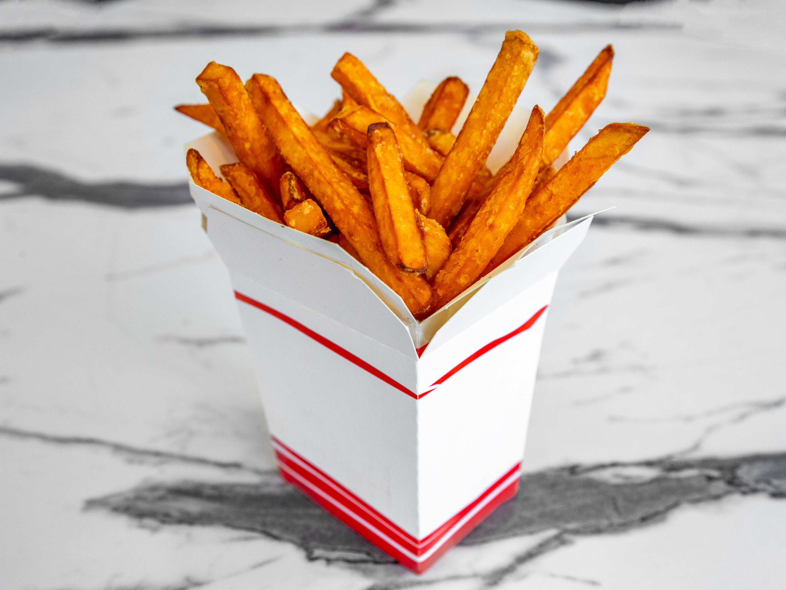 Order Sweet Potato Fries food online from Olympic Pizza store, Arlington on bringmethat.com