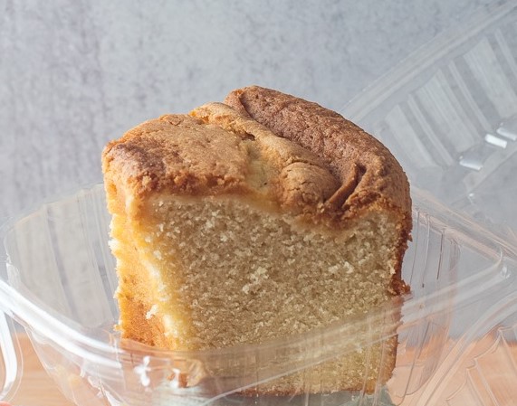 Order Slice: Traditional Pound Cake food online from Piece Of Cake Inc. store, Atlanta on bringmethat.com