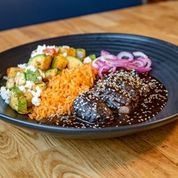 Order Mole Negro food online from Lola's Mexican Cuisine store, Long Beach on bringmethat.com