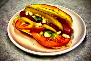 Order World Famous Chicago Dog food online from Lucky Chicago Style Grill store, Round Rock on bringmethat.com