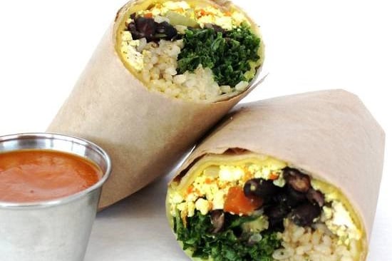 Order Breakfast Burrito food online from Cube Marketplace & Cafe store, Los Angeles on bringmethat.com