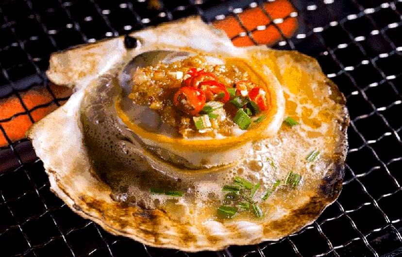 Order  Scallop In Shell （2pcs）粉絲扇貝 food online from Teppan Bbq store, Pittsburgh on bringmethat.com
