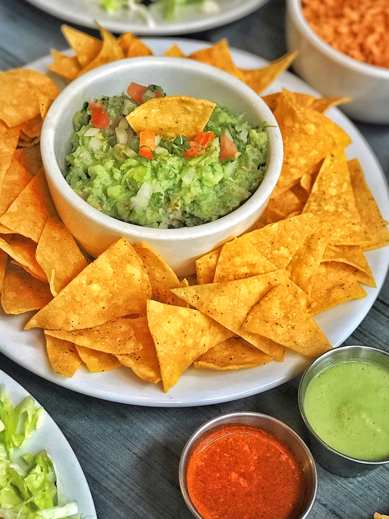 Order Chips and Guacomole food online from ESQUELETO TAQUERIA store, Brooklyn on bringmethat.com