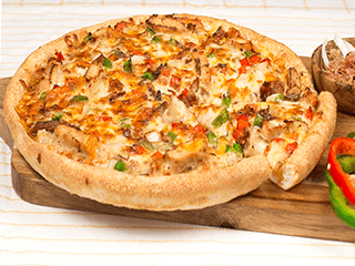 Order Santa Fe Chicken Pizza - Personal 8'' food online from Sarpino's Pizzeria  store, Northbrook on bringmethat.com