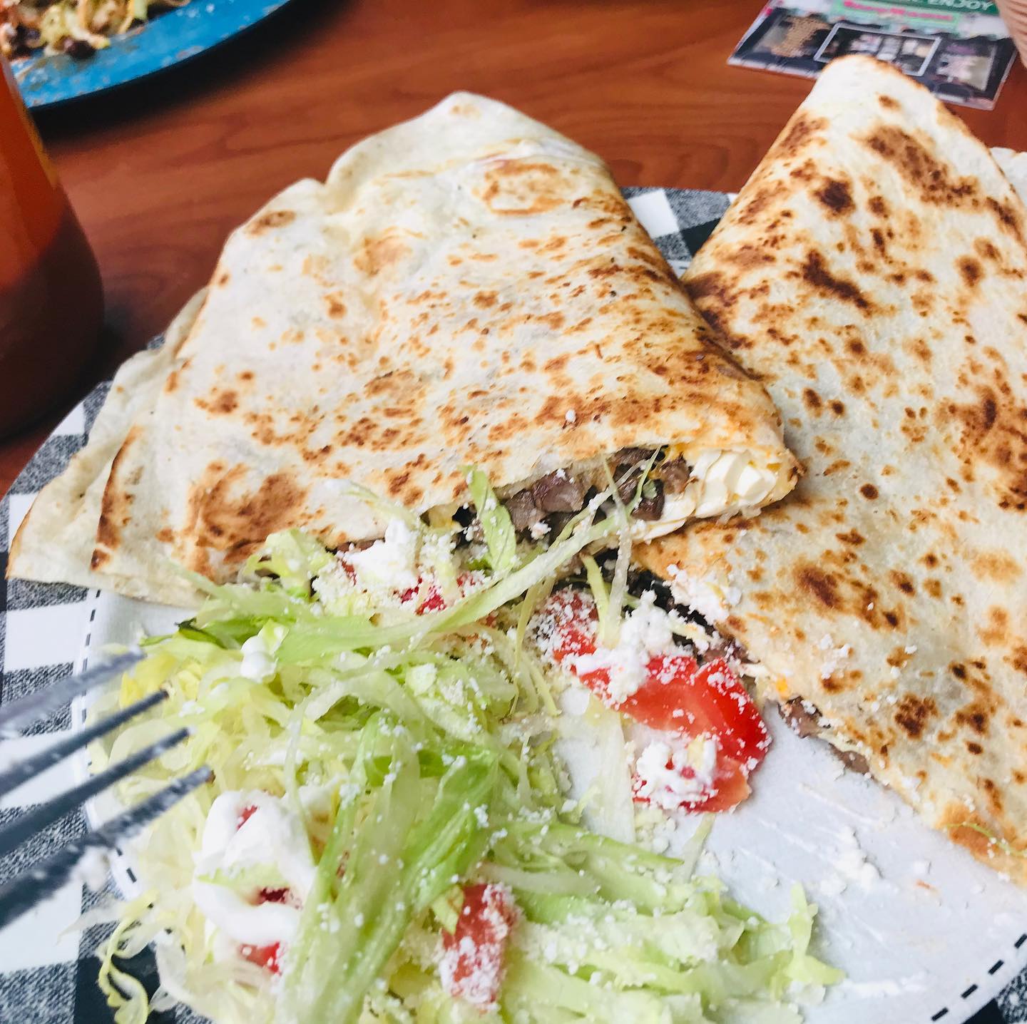 Order Beef Quesadilla food online from Taco House store, New Brunswick on bringmethat.com