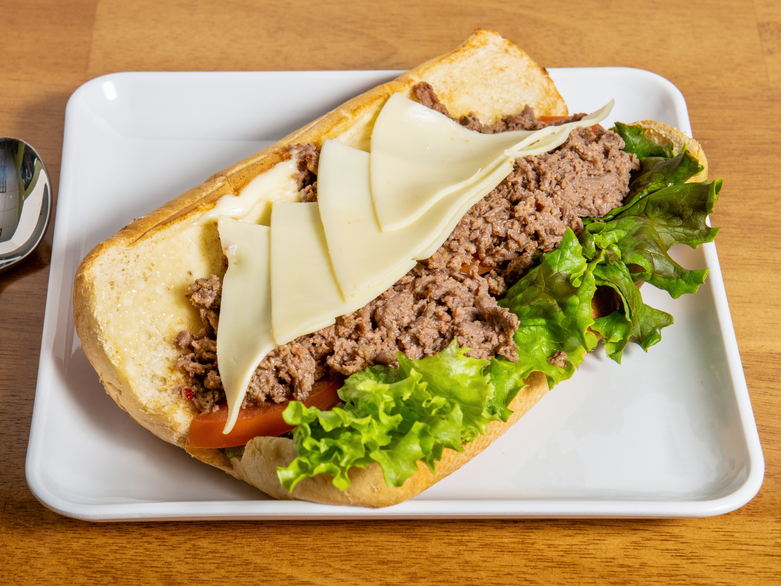 Order Steak and Cheese Sandwich food online from Fairfax Bakery store, Fairfax on bringmethat.com