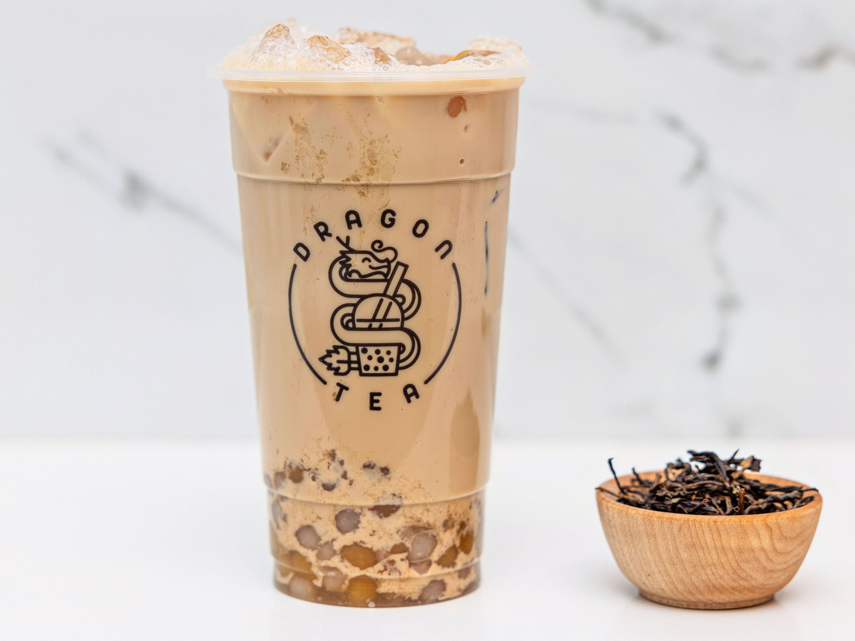 Order Medium Brown Sugar Coffee Latte with Bubbles * food online from Dragon Tea store, New York on bringmethat.com