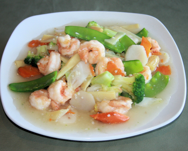 Order Shrimp with Vegetables food online from Sakura Asian Bistro store, Richmond on bringmethat.com