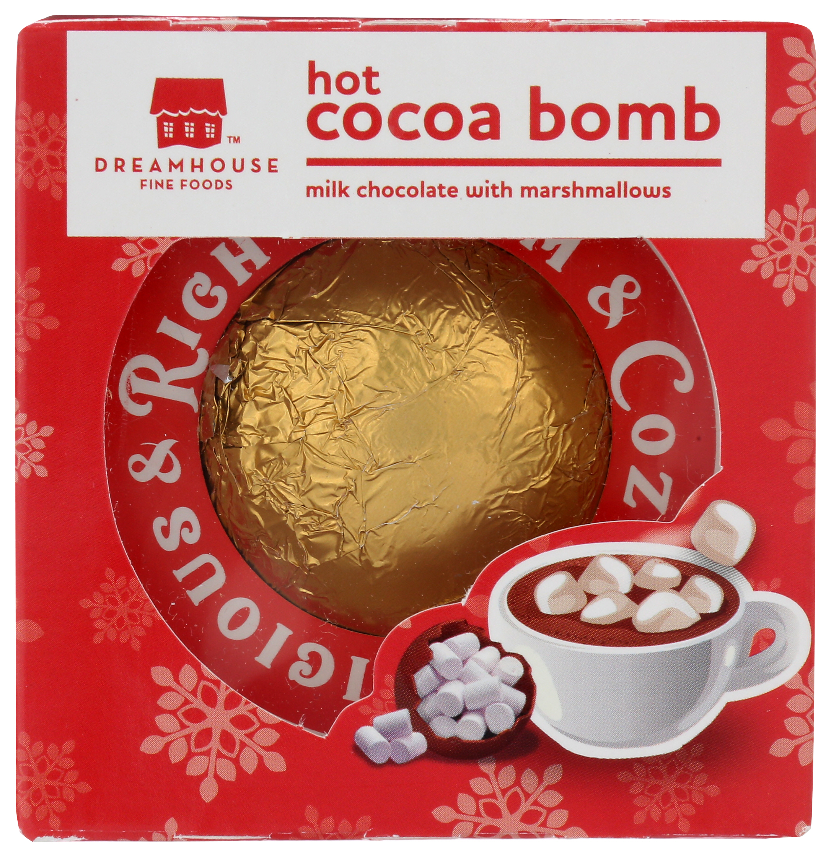 Order Dreamhouse Milk Chocolate Hot Cocoa Bomb - 0.83 oz food online from Bartell store, Edmonds on bringmethat.com