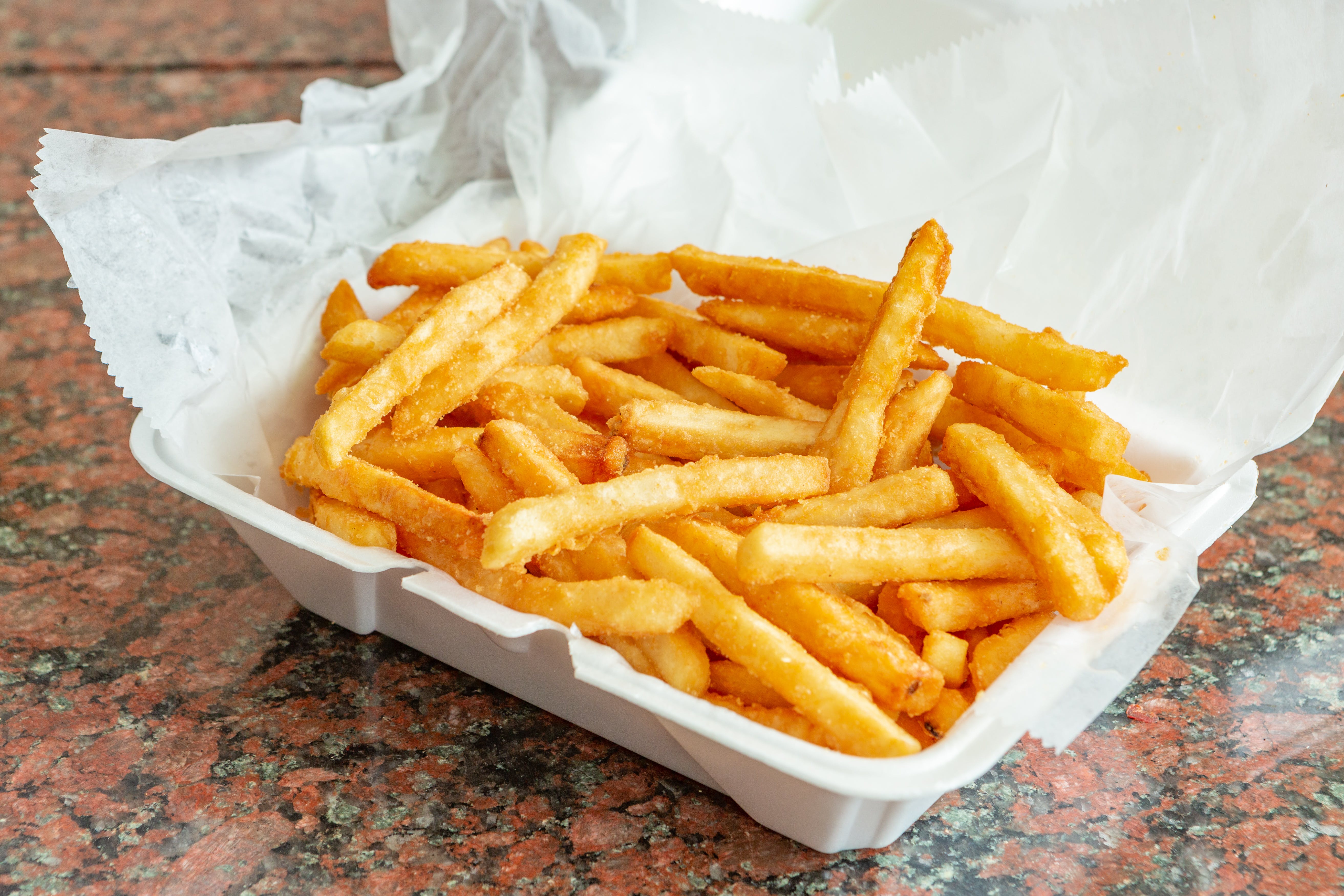 Order French Fries - Small food online from Theo's Pizzeria & Grill - Belmont store, Belmont on bringmethat.com