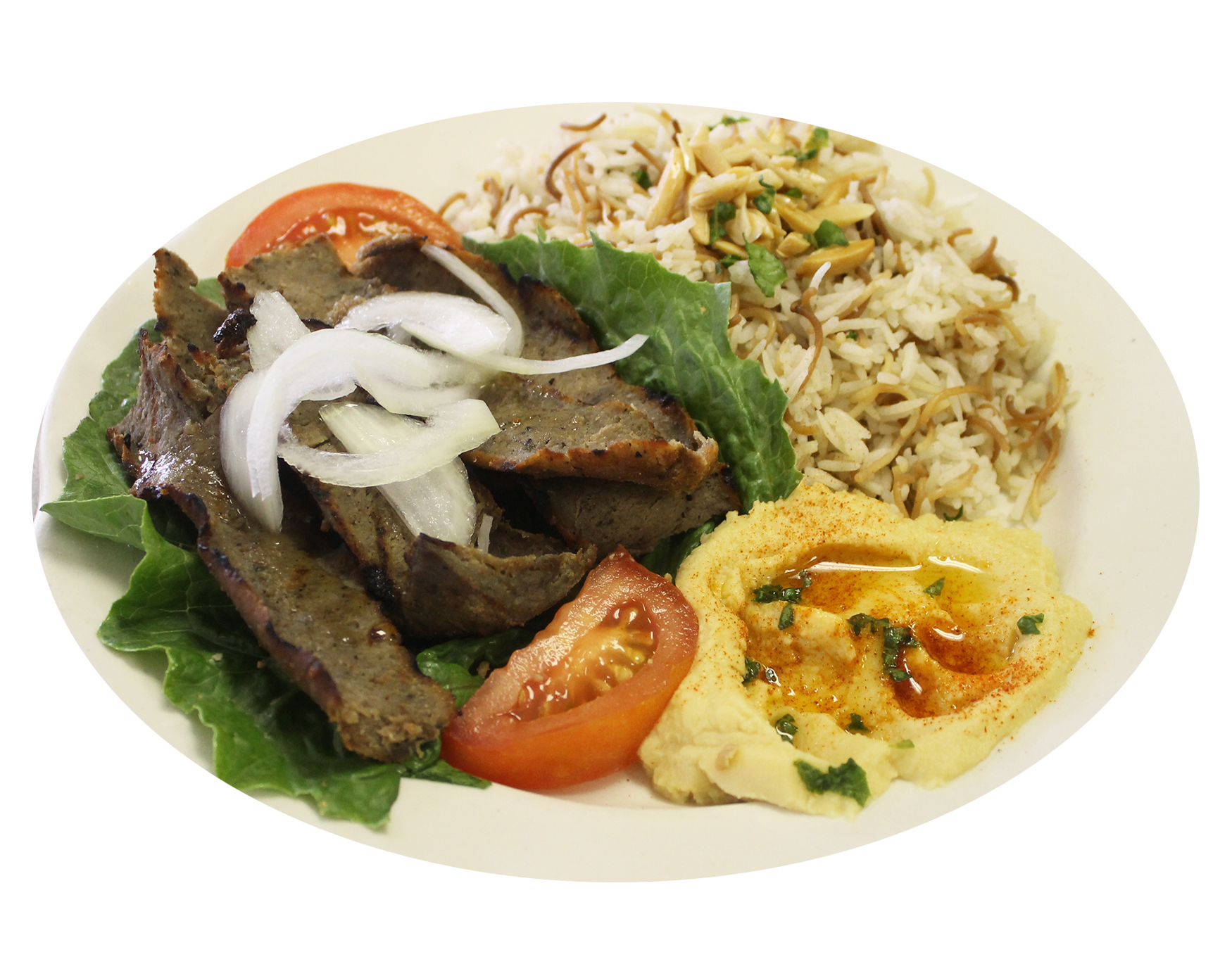 Order Gyro Plate food online from Saffron Sky store, Fort Worth on bringmethat.com