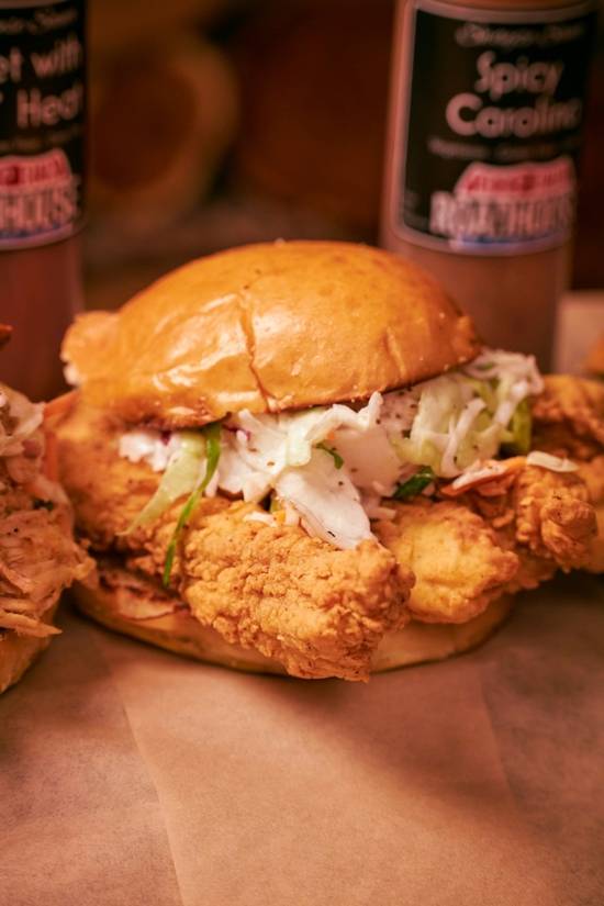 Order Fried Catfish Sandwich food online from Deep Run Roadhouse - West End store, Richmond on bringmethat.com