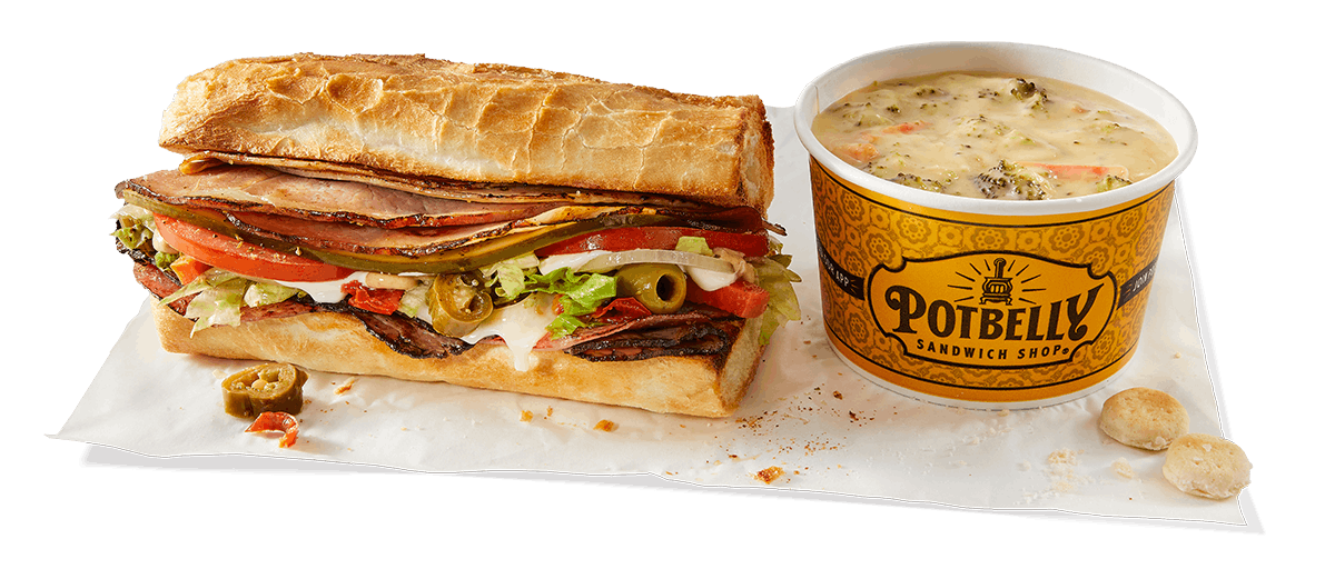 Order Skinny Sandwich + Cup of Soup food online from Potbelly store, Woodbridge on bringmethat.com