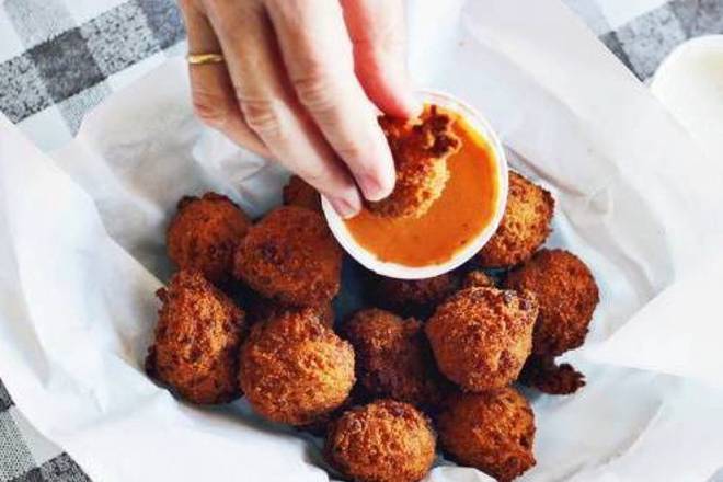 Order Homemade Hushpuppy Basket food online from Flying Fish - Memphis store, Memphis on bringmethat.com