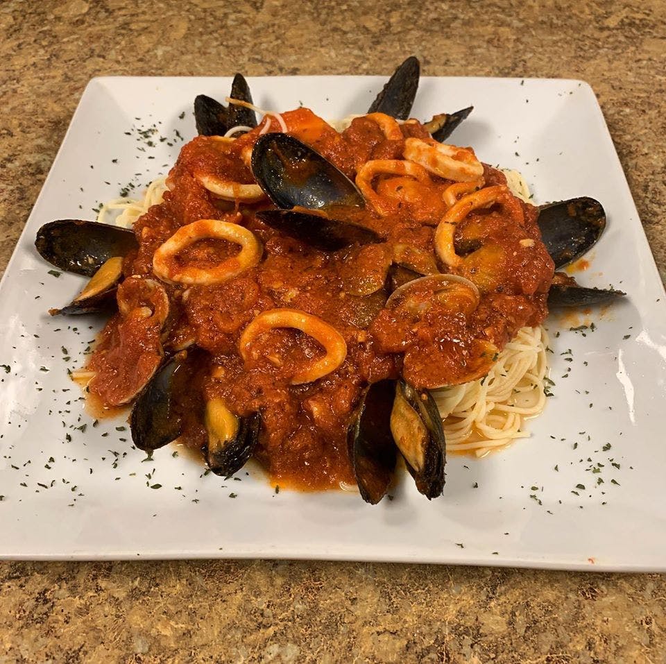 Order Seafood Pescatore - Dinner food online from Finazzo's Italian Restaurant & Pizza store, Lancaster on bringmethat.com