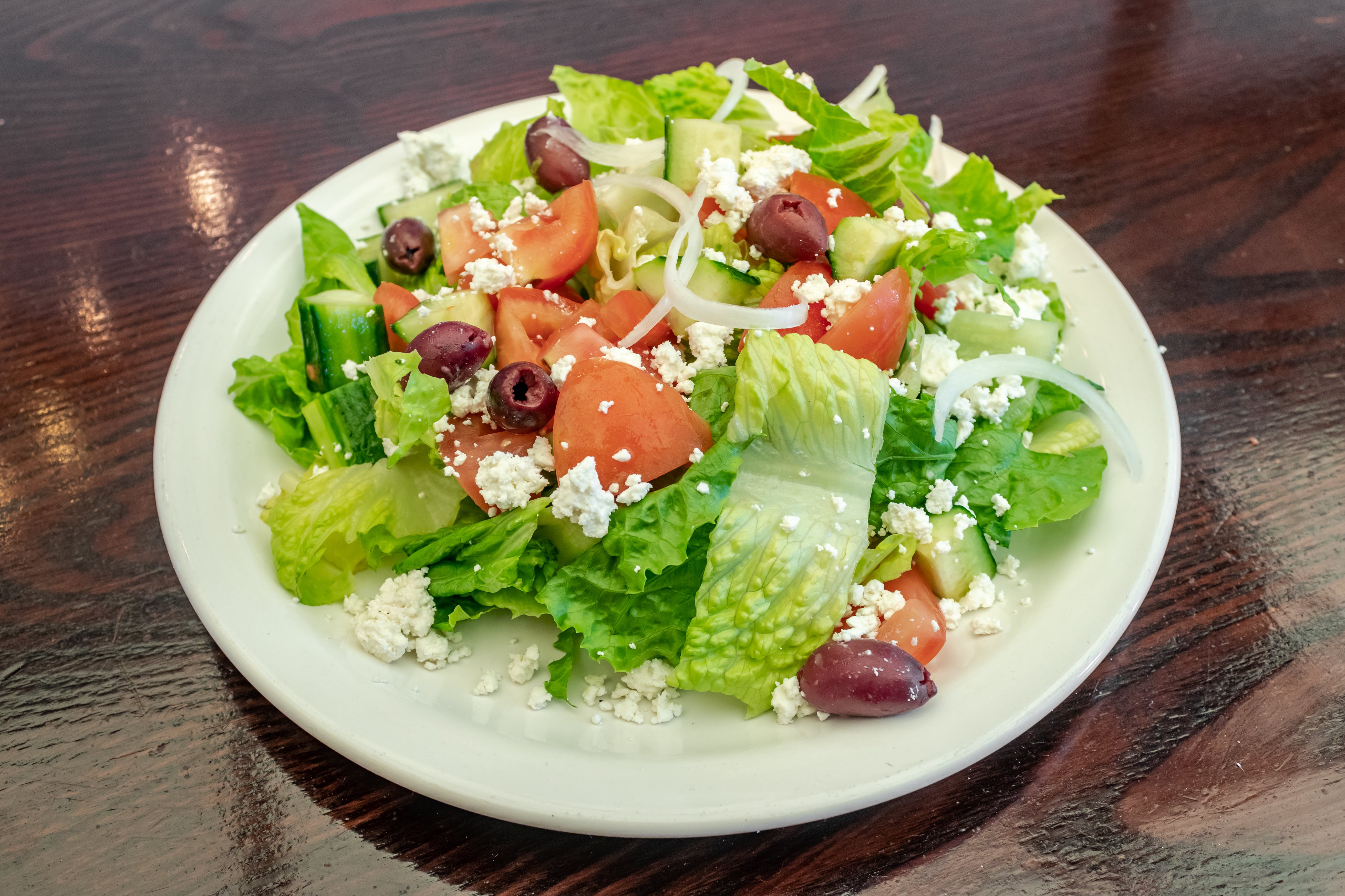 Order Greek Salad - Salad food online from Silk road restaurant store, Walnut Creek on bringmethat.com