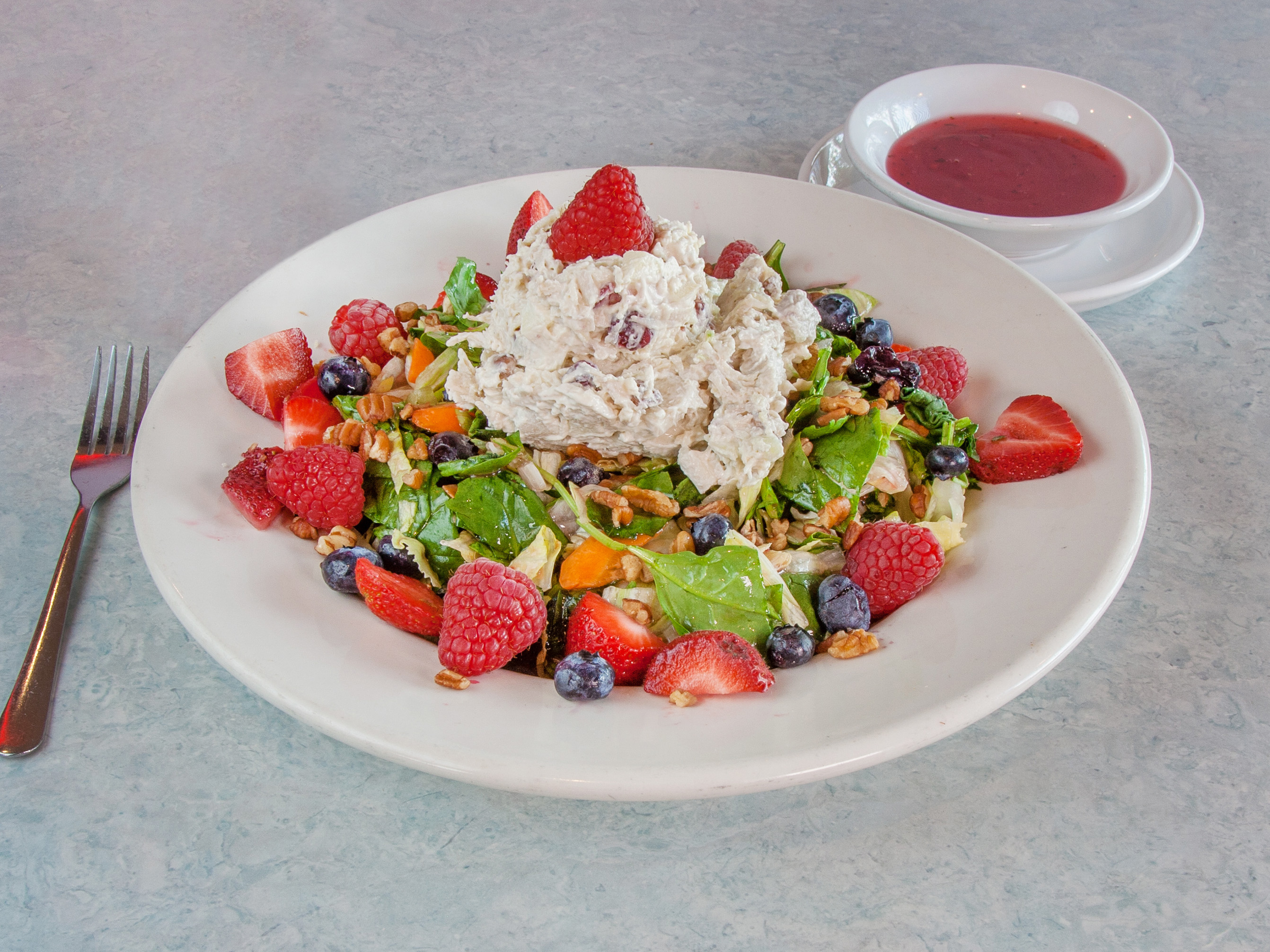 Order Berry Chicken Salad food online from Jojo Club store, Houston on bringmethat.com