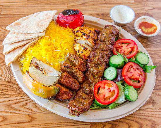 Order 39.Mix Kebab food online from Rosemary Grill store, Los Angeles on bringmethat.com