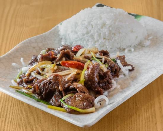 Order Mongolian Beef food online from Himitsu Teriyaki store, Seattle on bringmethat.com