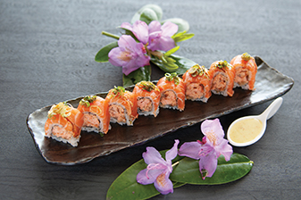 Order Manetto Hill Roll food online from Kumo Sushi store, Plainview on bringmethat.com