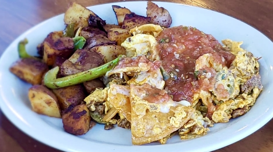Order Chilaquiles food online from Bill's Cafe store, San Jose on bringmethat.com