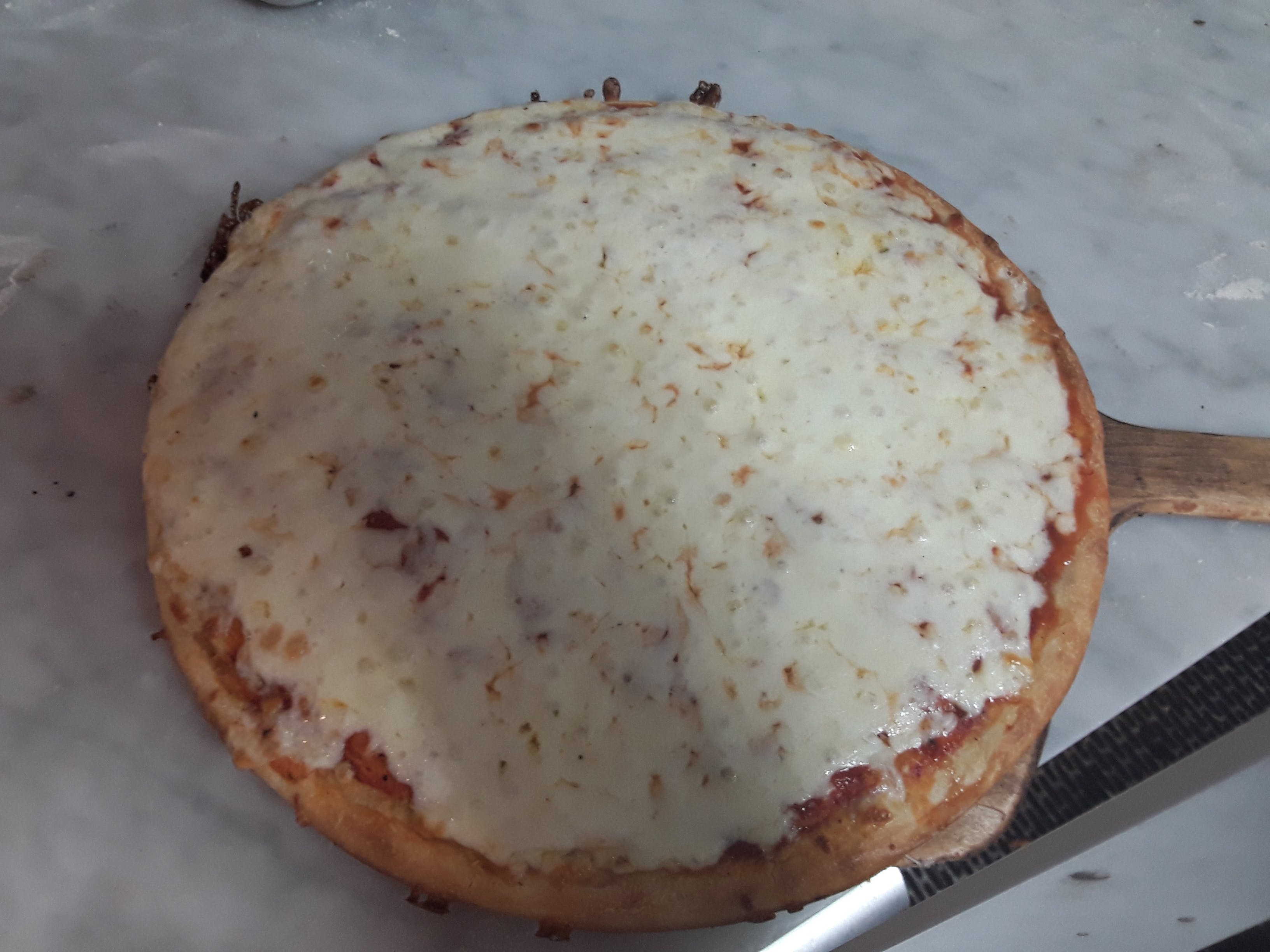 Order Pan Cheese Pizza - Pizza food online from Brooklyn's Pizza store, Irvington on bringmethat.com
