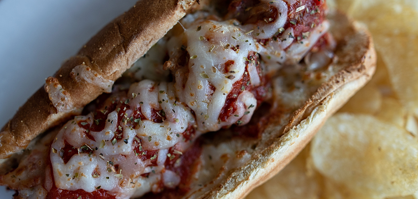 Order Meatball Hoagie food online from Beerhead Bar and Eatery Hamilton Quarters store, Westerville on bringmethat.com