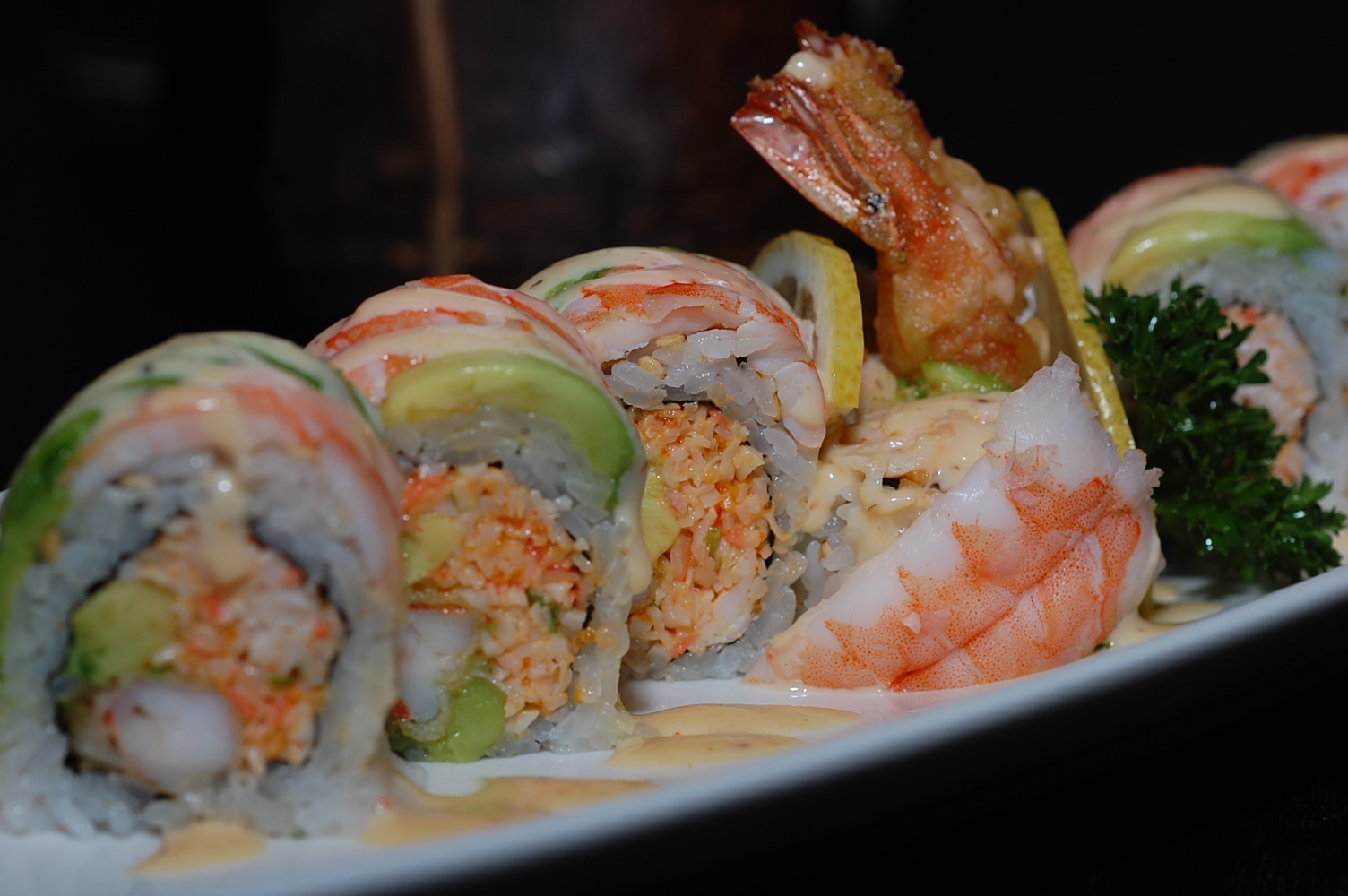 Order Shrimp Lover Roll food online from House Modern Sushi store, Mesa on bringmethat.com