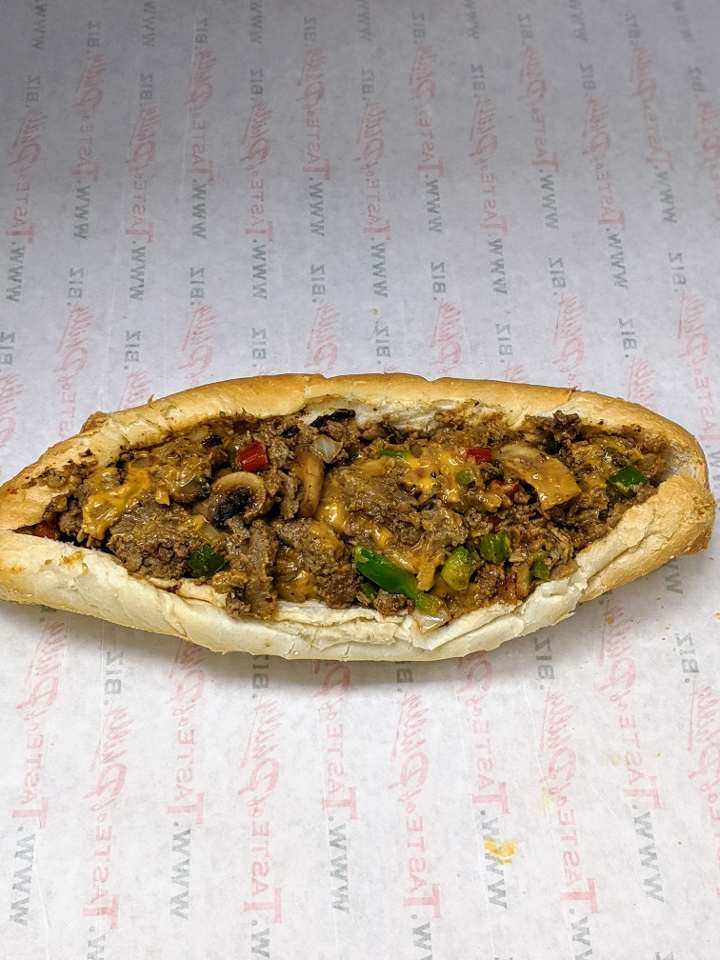 Order 12" Works Cheesesteak food online from Taste of Philly store, Fort Collins on bringmethat.com