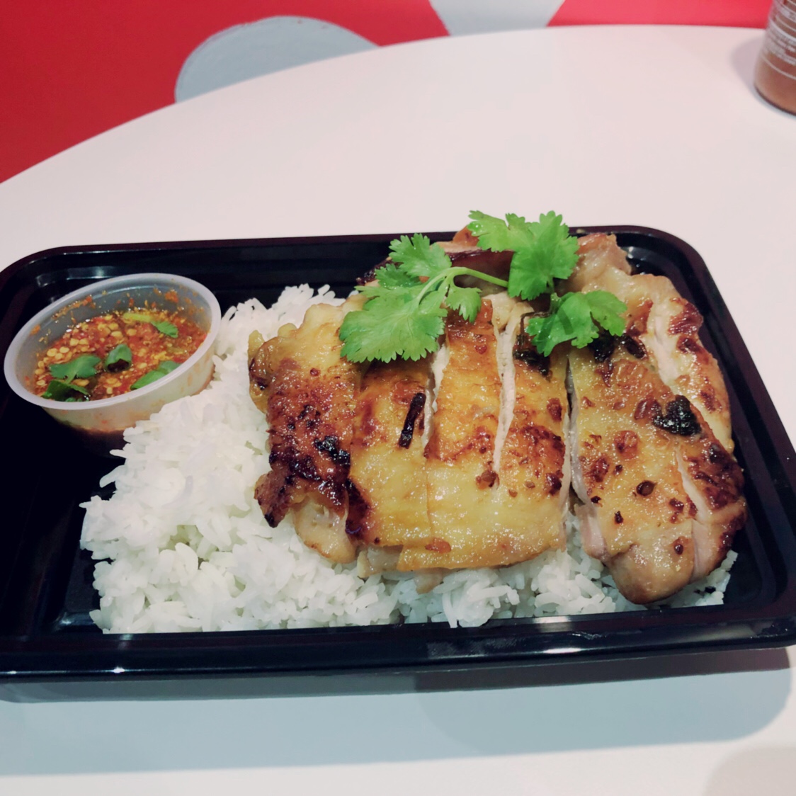 Order Grill chicken over rice food online from Rice Thai To Go store, Southington on bringmethat.com