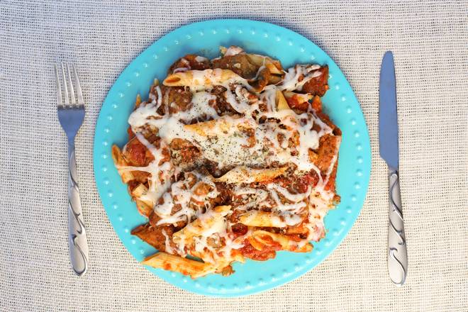 Order Eggplant Parm with Baked Ziti food online from Pizza Express store, Albany on bringmethat.com