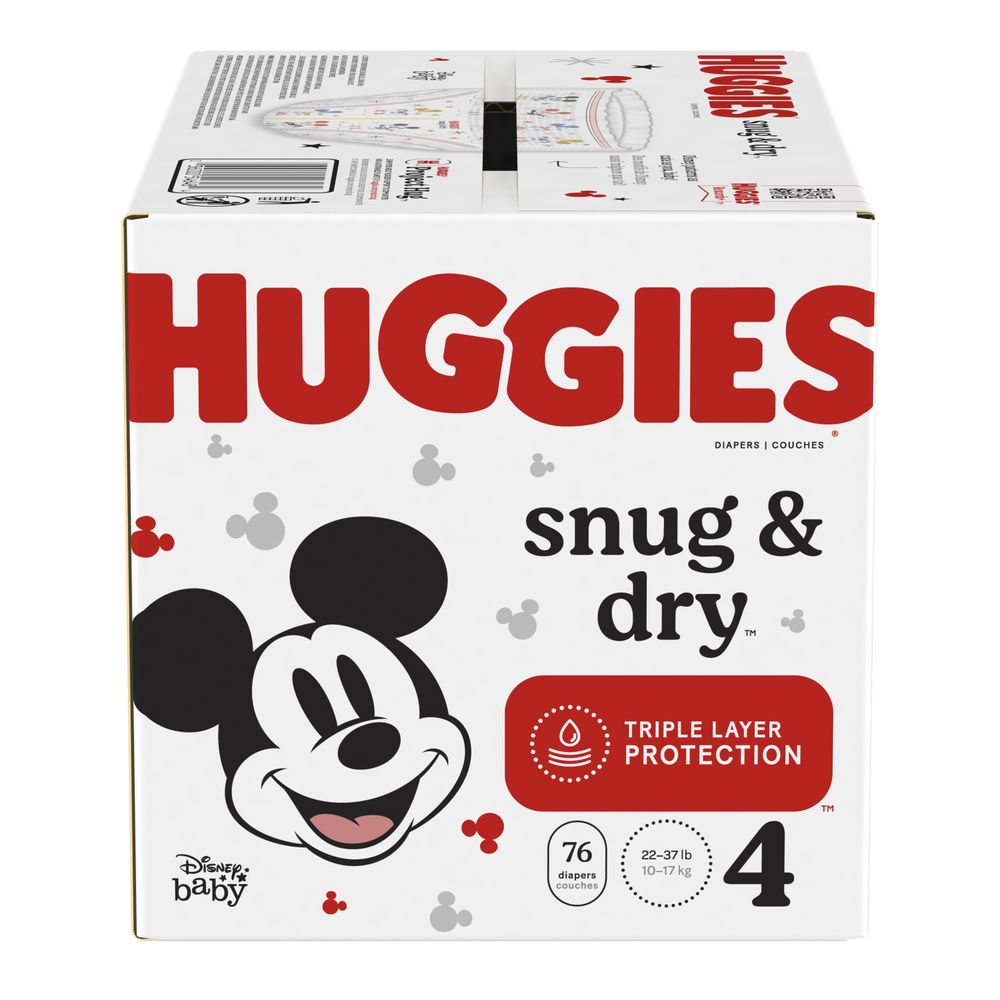 Order Huggies Snug & Dry Baby Diapers - Giga 4, 76 ct food online from Rite Aid store, Redwood City on bringmethat.com