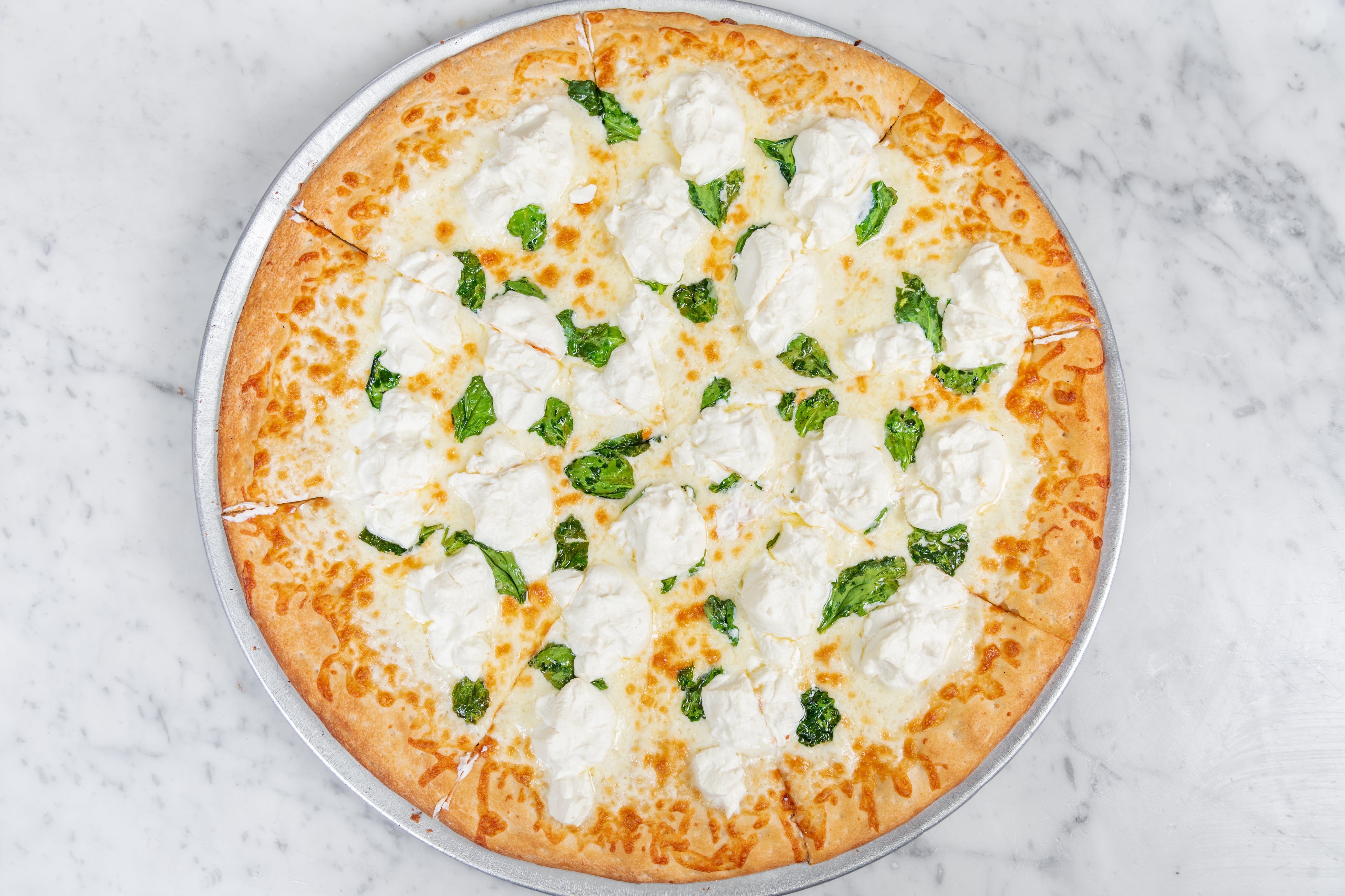 Order White Pizza - Pizza food online from 99 Cent Delicious Pizza store, New York on bringmethat.com