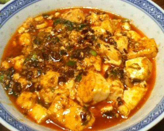 Order Ma Po Tofu with ground pork food online from East Aurora Village Cafe store, East Aurora on bringmethat.com