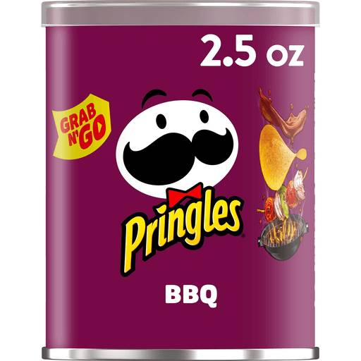Order Pringles Grab & Go! Stack Bbq Flavored Potato Crisps food online from Fastbreak Convenience Store store, Jackson County on bringmethat.com