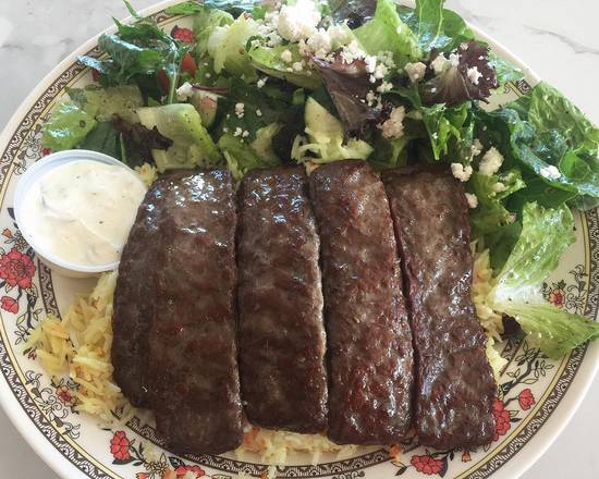Order 20. Gyros Plate food online from Wally Cafe store, Rocklin on bringmethat.com