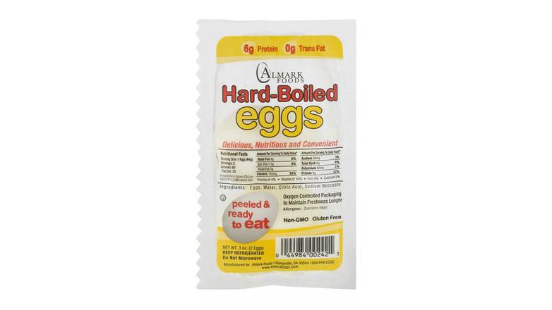 Order Almark Foods Hard-Boiled Eggs Ready To Eat - 2 Ct food online from Trumbull Mobil store, Trumbull on bringmethat.com