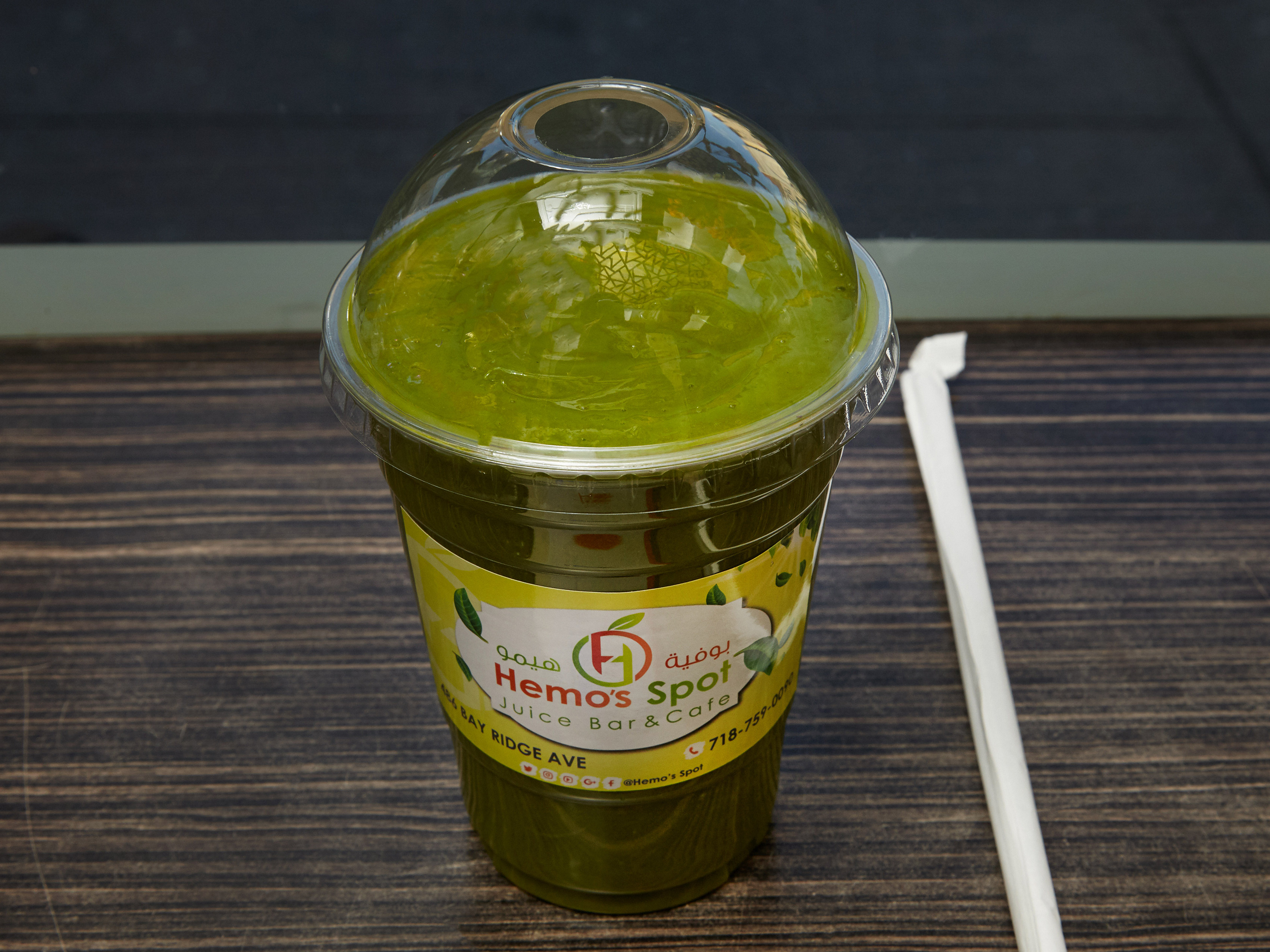 Order 27. Mr. Green Smoothie food online from Hemo's Spot store, The Bronx on bringmethat.com