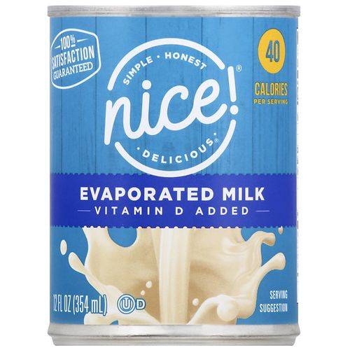 Order Nice! Evaporated Milk - 12.0 fl oz food online from Walgreens store, Debary on bringmethat.com