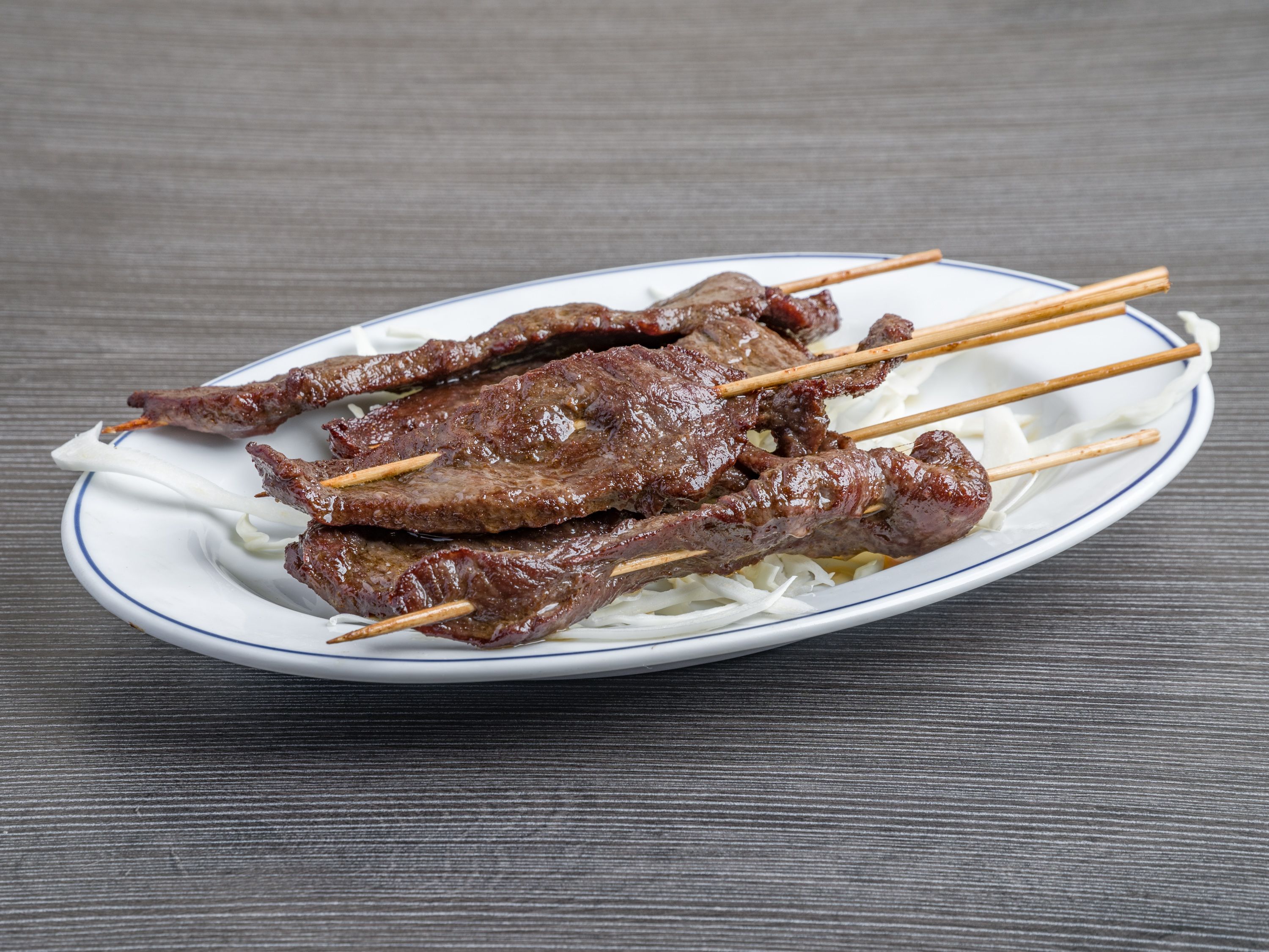 Order Skewered Beef food online from Mark Pi's China Gate store, Zanesville on bringmethat.com