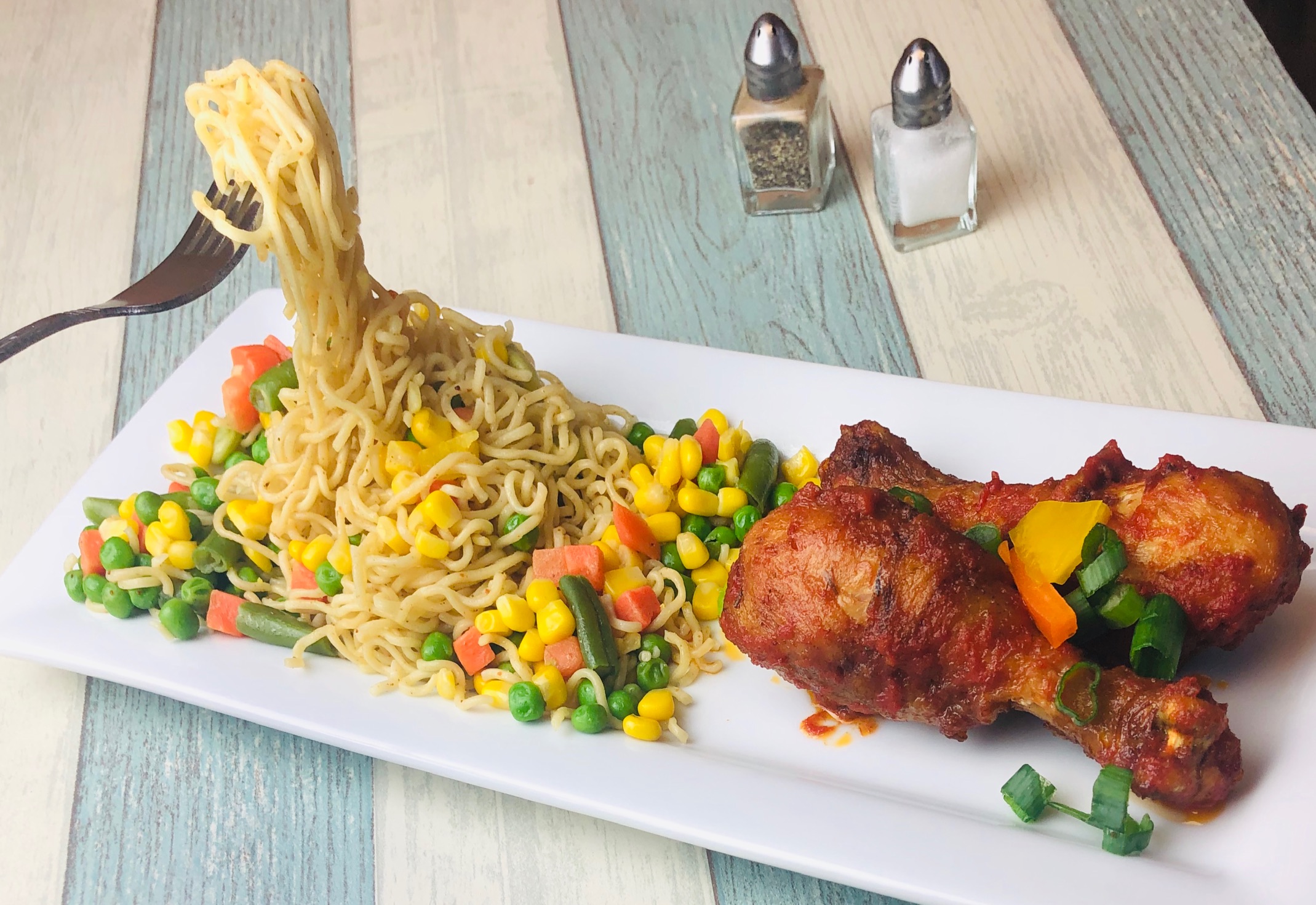 Order Noodles and Chicken food online from Royal Arm Restaurant African & Caribbean store, Katy on bringmethat.com