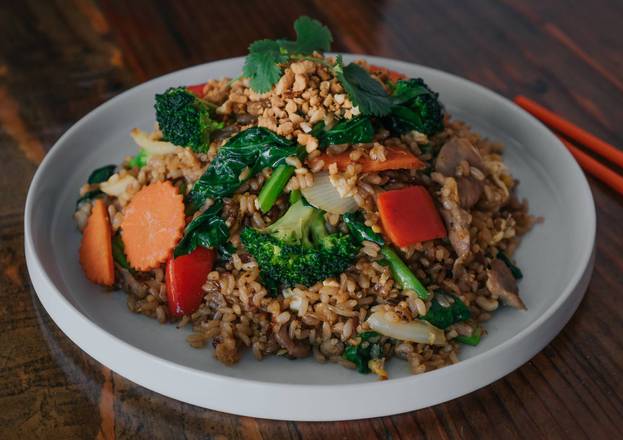 Order Fried Brown Rice food online from Toss Noodle Bar store, Berkeley on bringmethat.com