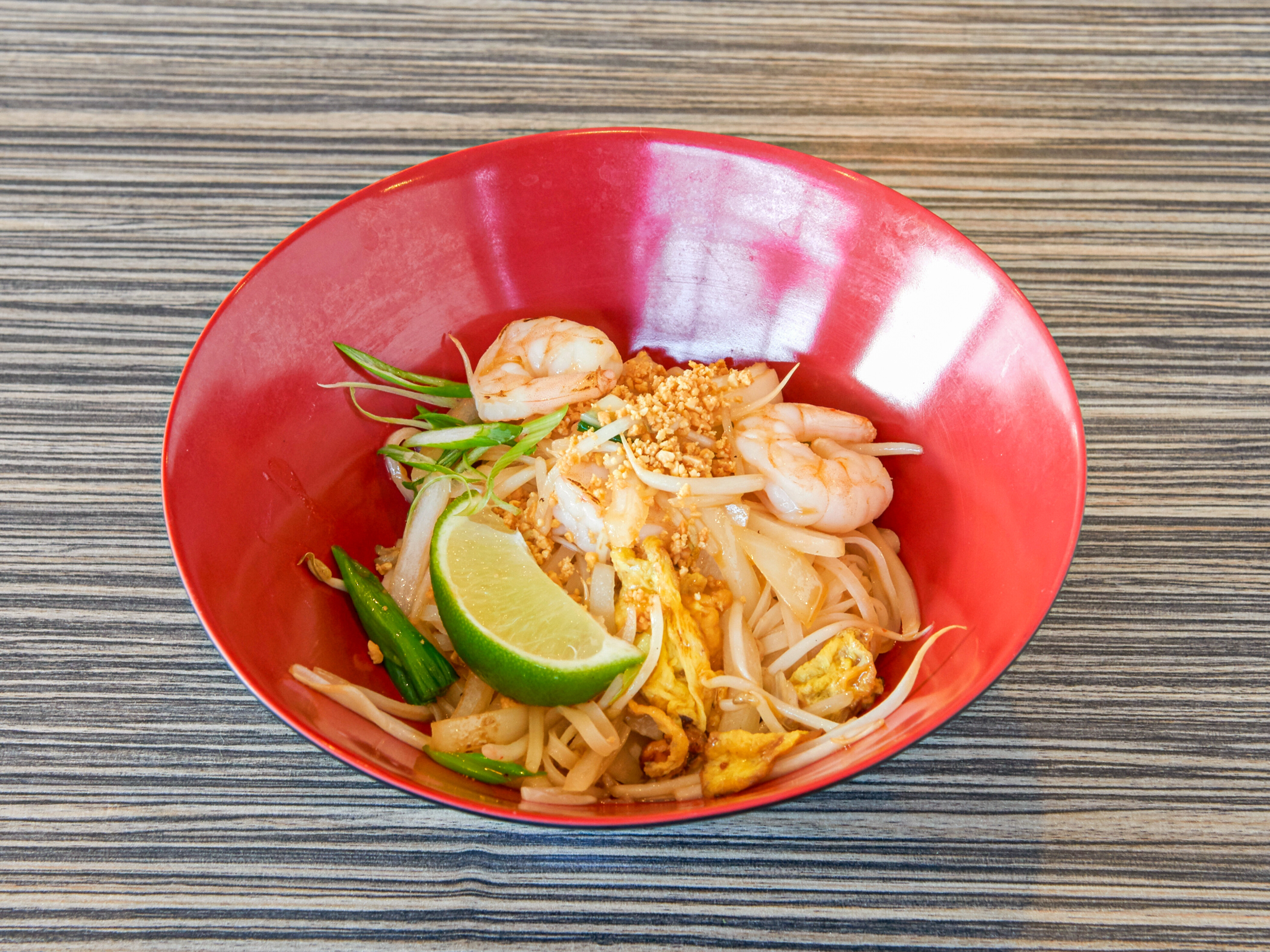 Order Pad Thai Noodle food online from Kamchi Rice & Noodles store, Ada on bringmethat.com