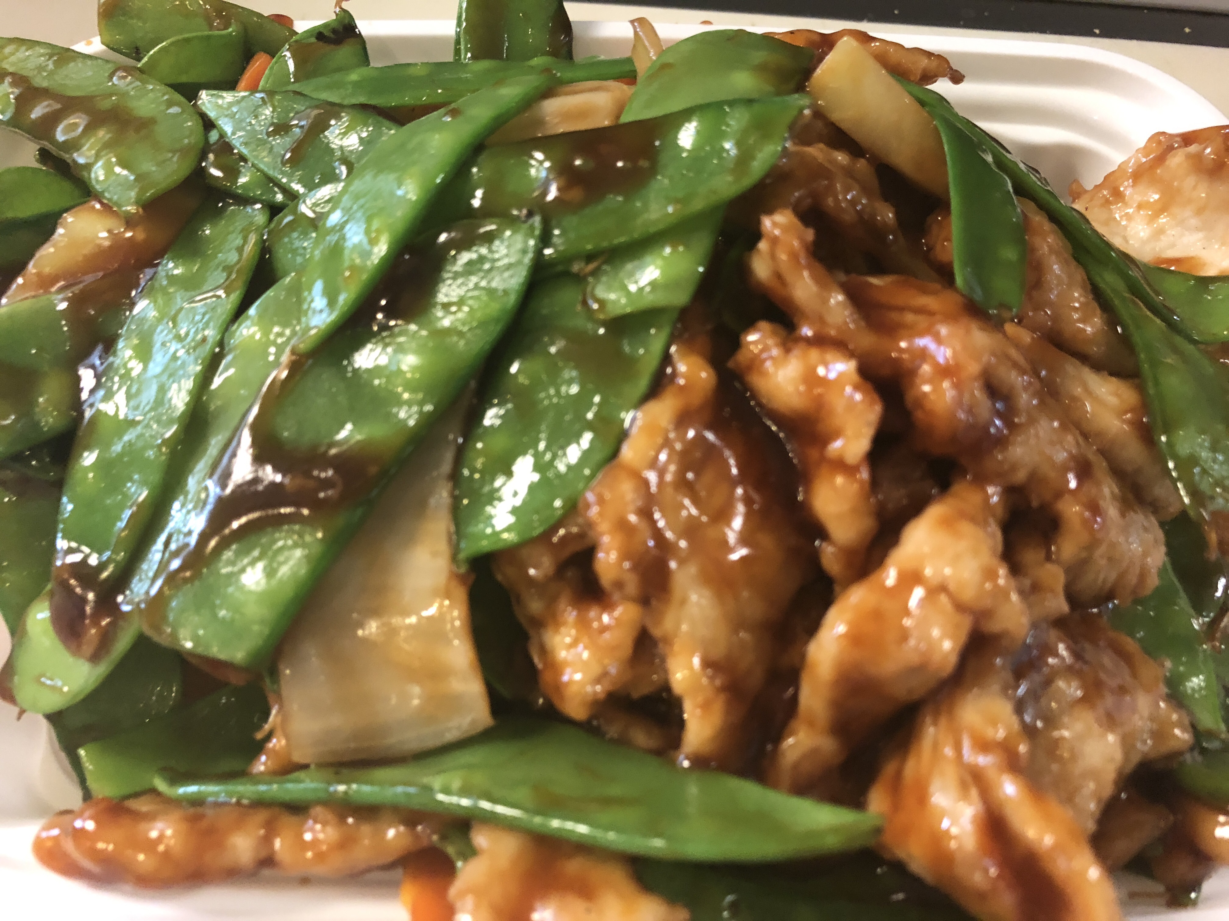 Order 71. Quart of Chicken with Snow Peas food online from CHINA JOY 81 store, Jacksonville on bringmethat.com