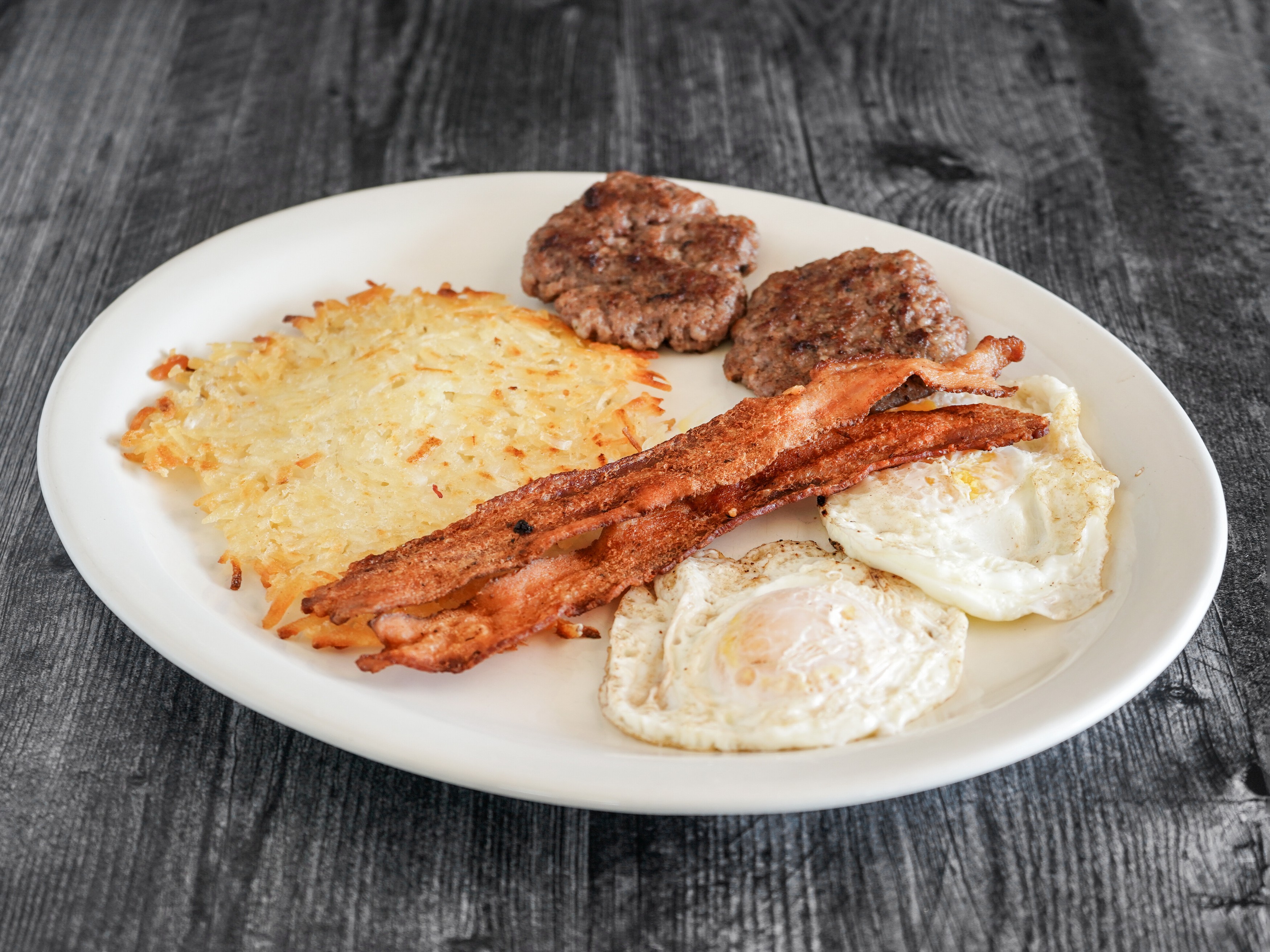 Order Quick 2 Eggs Plate food online from I Don't Know Diner store, Levelland on bringmethat.com