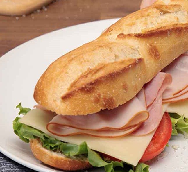 Order Ham & Turkey Club Sandwich - Sandwich food online from Woodland Pizza store, Hartford on bringmethat.com