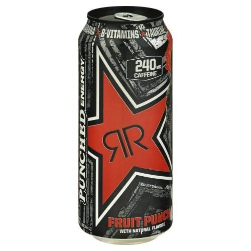 Order Rockstar · Fruit Punch Energy Drink (16 fl oz) food online from Mesa Liquor store, Mesa on bringmethat.com