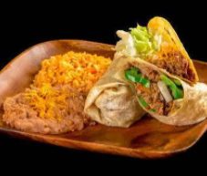 Order 2. Burrito and Taco Combo food online from Filiberto's Mexican Food store, Chandler on bringmethat.com