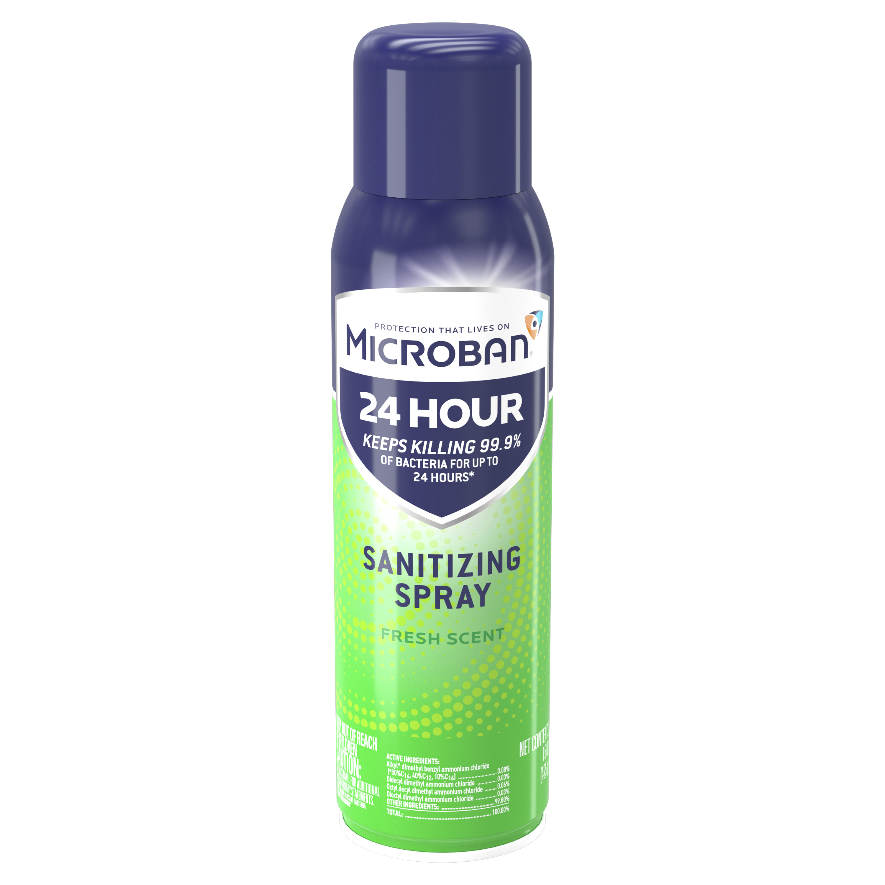 Order Microban 24 Hour Disinfectant Sanitizing Spray, Fresh - 15 oz food online from Rite Aid store, CORNING on bringmethat.com