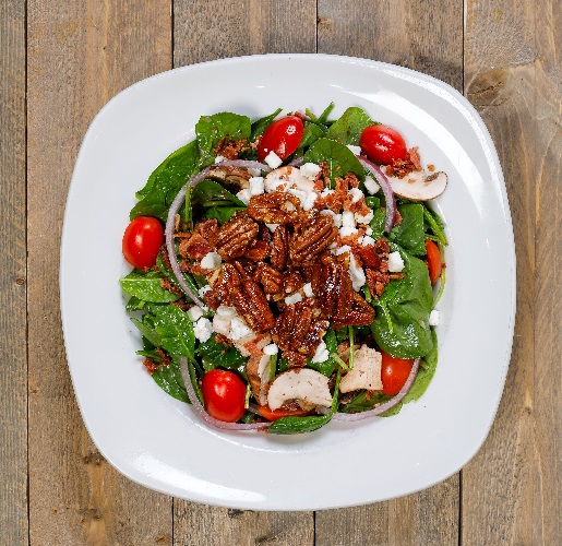 Order Spinach ＆ Goat Cheese (half) food online from SPIN! Neapolitan Pizza store, Olathe on bringmethat.com